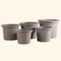 Geo Pot 6″ – Taupe